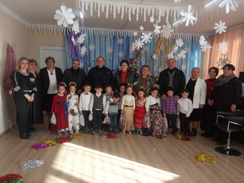 ცაგერის N 2 საბავშვო ბაღში საახალწლო ზეიმი ჩატარდა